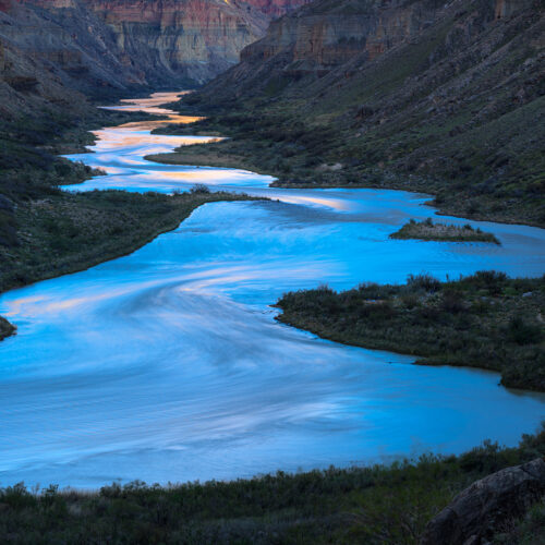 The view downriver from Nankoweap’s historic native American granary site is one of the iconic views of the American West.